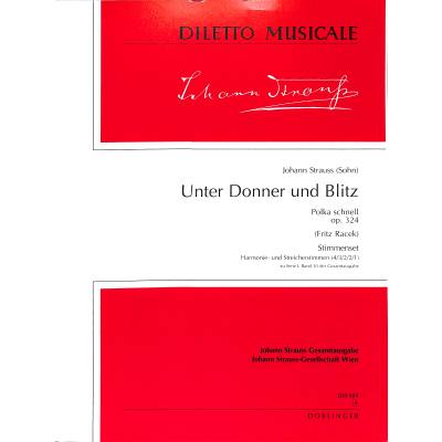 9790012400387 - Unter Donner und Blitz op 324 9790012400387 - Unter Donner und Blitz op 324