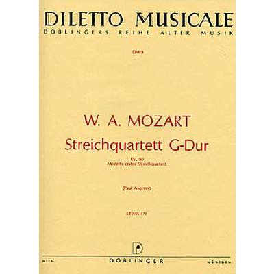 9790012097297 - Quartett G-Dur KV 80 9790012097297 - Quartett G-Dur KV 80