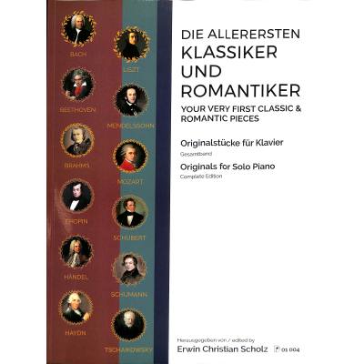 9790012108788 - Die allerersten Klassiker und Romantiker für Klavier Gesamtband Geheftet