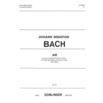 9790012169734 - Air (Orchestersuite 3 D-Dur BWV 1068)
