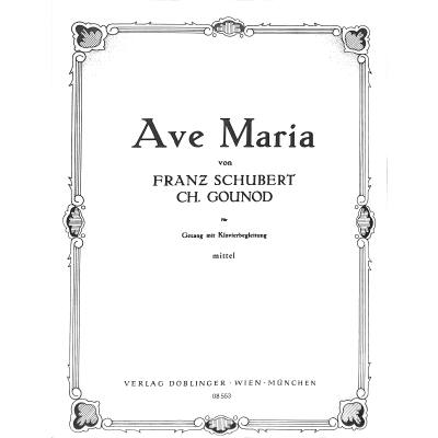 9790012107880 - Ave Maria As-Dur op 52 6 D 839 | Ave Maria