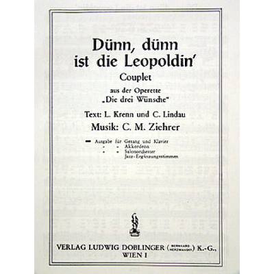 9790012025313 - Dünn dünn ist die Leopoldin 9790012025313 - Dünn dünn ist die Leopoldin