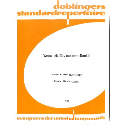 9790012079590 - Wenn ich mit meinem Dackel