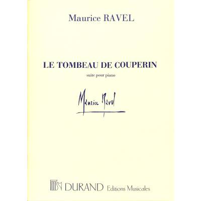 9790044075621 - Le tombeau de couperin 9790044075621 - Le tombeau de couperin