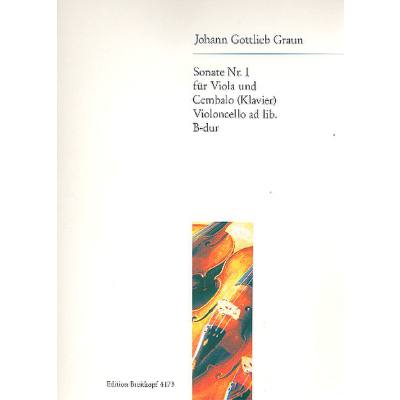 9790004162354 - Sonate 1 B-Dur 9790004162354 - Sonate 1 B-Dur