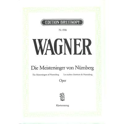 9790004163054 - Die Meistersinger von Nürnberg 9790004163054 - Die Meistersinger von Nürnberg