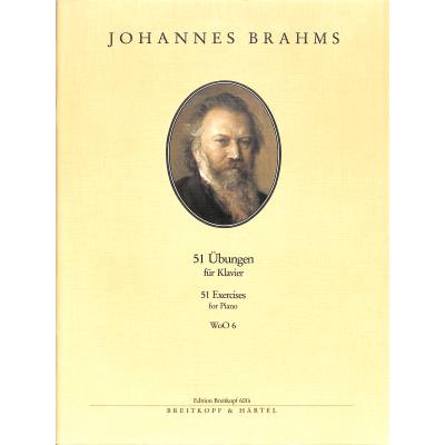 9790004165591 - 51 Übungen Klavier - Johannes Brahms Kartoniert (TB)