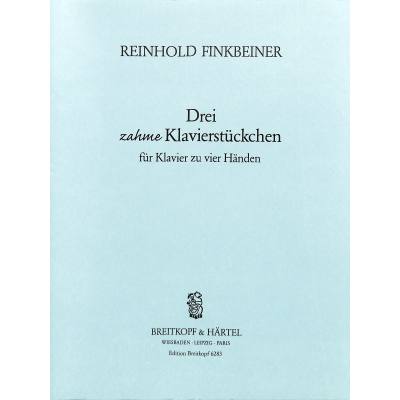 9790004166277 - 3 zahme Klavierstückchen