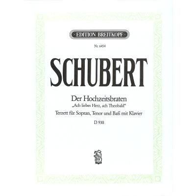 9790004167182 - Der Hochzeitsbraten op 104 D 930 9790004167182 - Der Hochzeitsbraten op 104 D 930