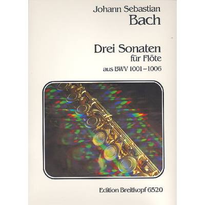 9790004167601 - 3 Sonaten nach BWV 1001-1006