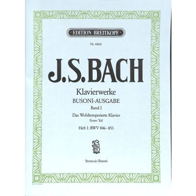 9790004170465 - Das wohltemperierte Klavier 1 1 BWV 846-853