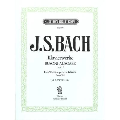 9790004170472 - Das wohltemperierte Klavier 1 2 BWV 854-861