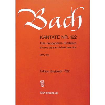 9790004172766 - Kantate 122 Das neugeborne Kindelein BWV 122 9790004172766 - Kantate 122 Das neugeborne Kindelein BWV 122