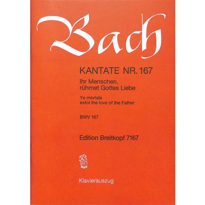 9790004173213 - Kantate 167 ihr Menschen rühmet Gottes Liebe BWV 167 9790004173213 - Kantate 167 ihr Menschen rühmet Gottes Liebe BWV 167
