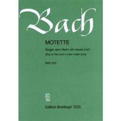 9790004173664 - Singet dem Herrn ein neues Lied BWV 225