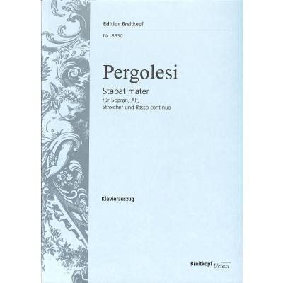 9790004176382 - Stabat Mater Klavierauszug - Giovanni Battista Pergolesi Kartoniert (TB)