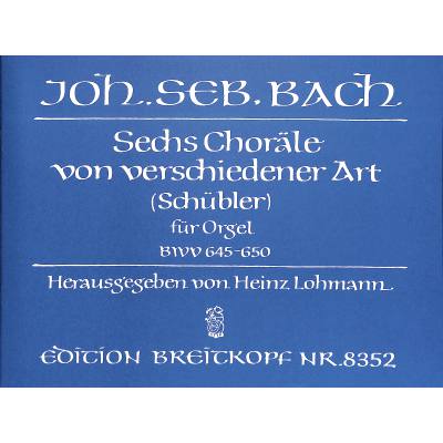 9790004176597 - 6 Choräle BWV 645-50