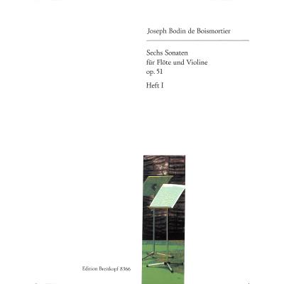 6 Sonaten op 51 Bd 1 (Nr 1-3)