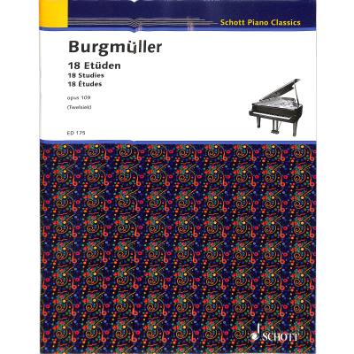 9783795752897 - 18 Etüden op109 Klavier - Friedrich Burgmüller Geheftet