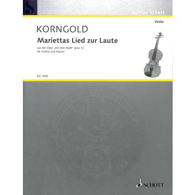 9790001140256 - Mariettas Lied