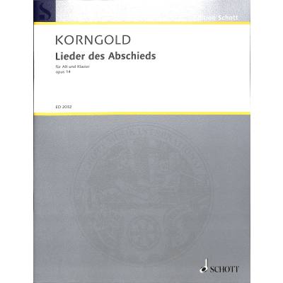 9790001138239 - Lieder des Abschieds op 14