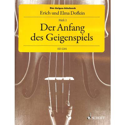 9790001036405 - Erich Doflein - GEBRAUCHT Das Geigen-Schulwerk Der Anfang des Geigenspiels Band 1 Violine - Preis vom 02062023 050629 h