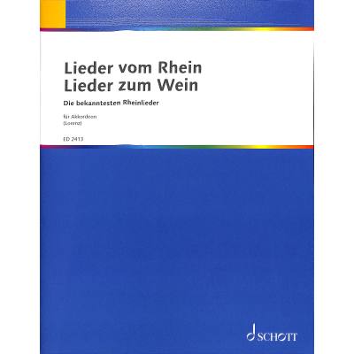 9790001037341 - Lieder vom Rhein Lieder zum Wein