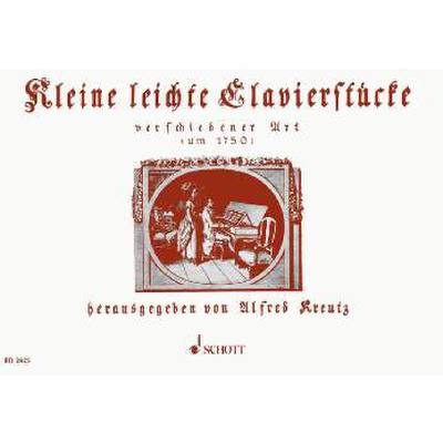 9790001037396 - Kleine leichte Klavierstücke | verschiedener Art um 1750 9790001037396 - Kleine leichte Klavierstücke | verschiedener Art um 1750
