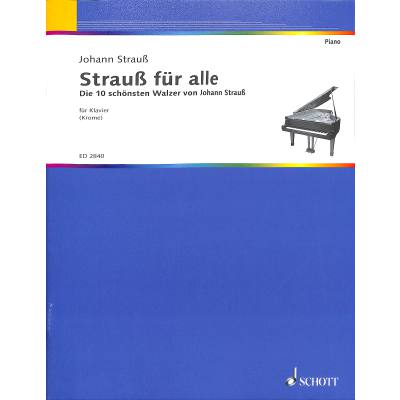 9790001040006 - Hermann Krome - GEBRAUCHT Strauß für alle Die schönsten Walzer ganz leicht gesetzt Klavier - Preis vom 02072023 051058 h