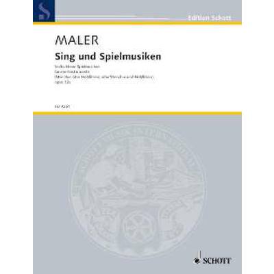 9790001041713 - Sing und Spielmusiken 1 op 13