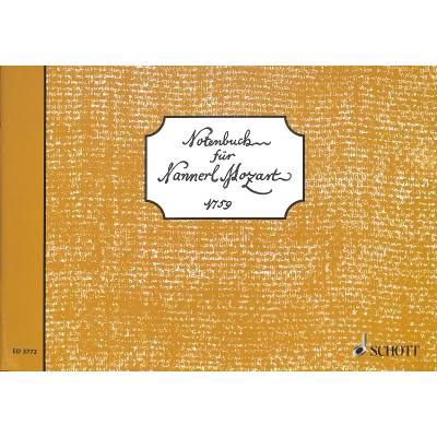 9790001044837 - Heinz Schüngeler - GEBRAUCHT Notenbuch für Nannerl Klavier - Preis vom 02062023 050629 h