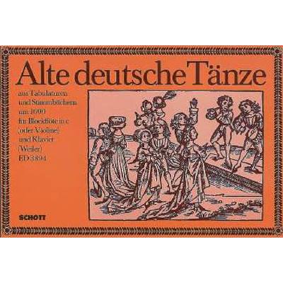 9790001046831 - Alte deutsche Tänze (um 1600)
