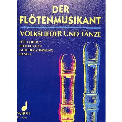 9790001048477 - Der Flötenmusikant 2 | Volkslieder + Tänze