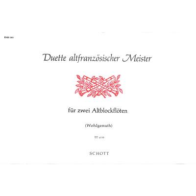 9790001048903 - Duette altfranzösische Meister 9790001048903 - Duette altfranzösische Meister