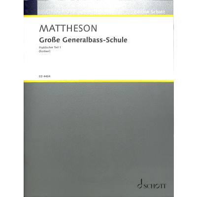 9790001052191 - Grosse Generalbass Schule