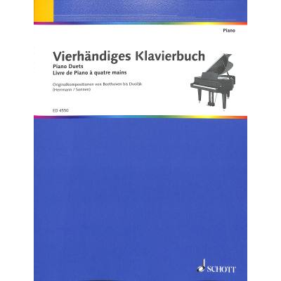 9790001053402 - Vierhändiges Klavierbuch | Originalkompositionen von Beethoven bis Dvorak