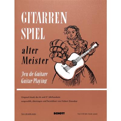 9790001054010 - Gitarrenspiel alter Meister 1
