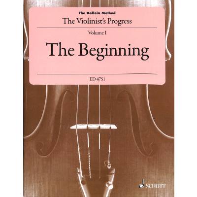9790001054850 - The violinists progress 1 beginning