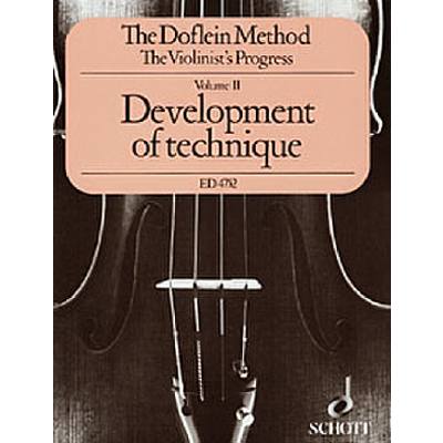 9790001054867 - The violinists progress 2 development of technique