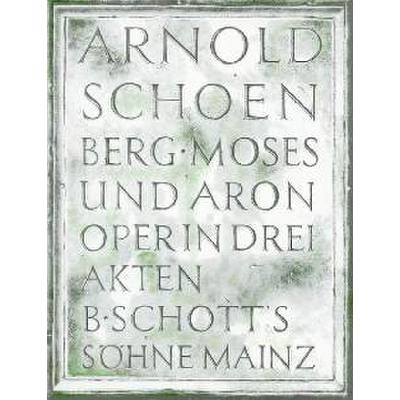 9790001056731 - Moses + Aaron Oper 9790001056731 - Moses + Aaron Oper