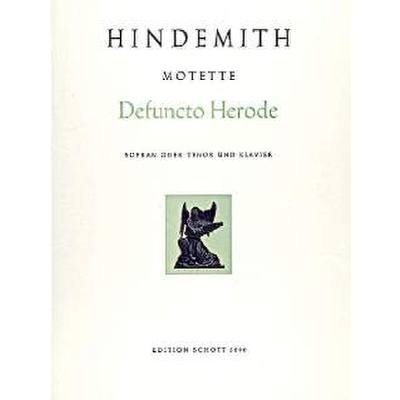 9790001058179 - DEFUNCTO HERODE MOTETTE NR 7 9790001058179 - DEFUNCTO HERODE MOTETTE NR 7