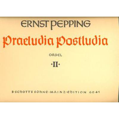 9790001064750 - PRAELUDIA POSTLUDIA 2