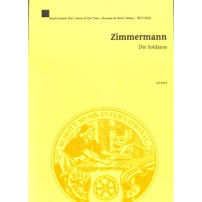 9790001067447 - Die Soldaten - Oper