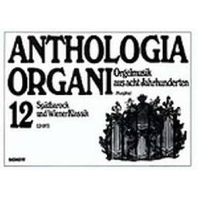 9790001118156 - Anthologia organi 12 - Spätbarock + wie 9790001118156 - Anthologia organi 12 - Spätbarock + wie
