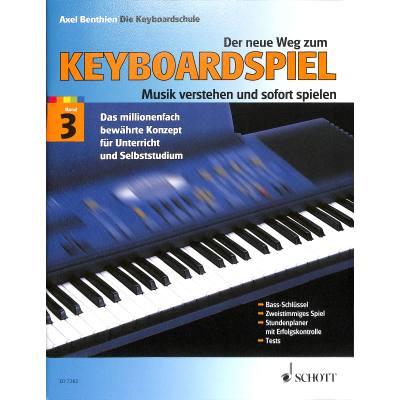 9783795750626 - Schule Der neue Weg zum Keyboardspiel 3 Axel Benthien ED 7282 Schott