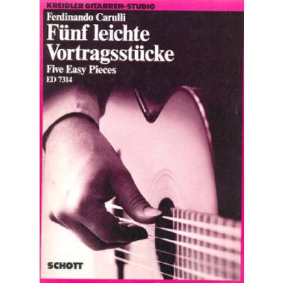 9790001076395 - 5 leichte Vortragsstücke