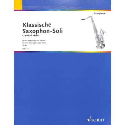 0841886029255 - Noten KLASSISCHE SAXOPHON SOLI Altsax Heinz Both ED 7331