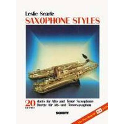 9790001077453 - Saxophone styles - 20 Duette 9790001077453 - Saxophone styles - 20 Duette