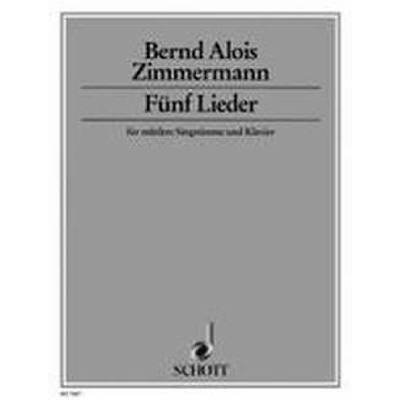 9790001079426 - 5 Lieder 9790001079426 - 5 Lieder