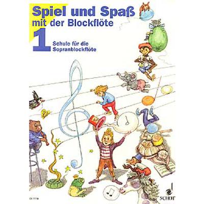 9783795750664 - Hans-Martin Linde - GEBRAUCHT Spiel und Spaß mit der Blockflöte Bd1 Schule für die Sopranblockflöte (barocke Griffweise) - Preis vom 02062023 050629 h